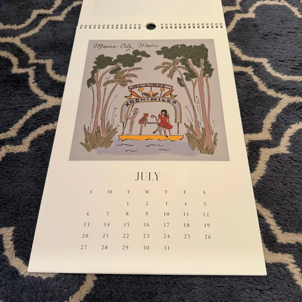 Rifle Paper Co. Travel Sketchbook Calendar